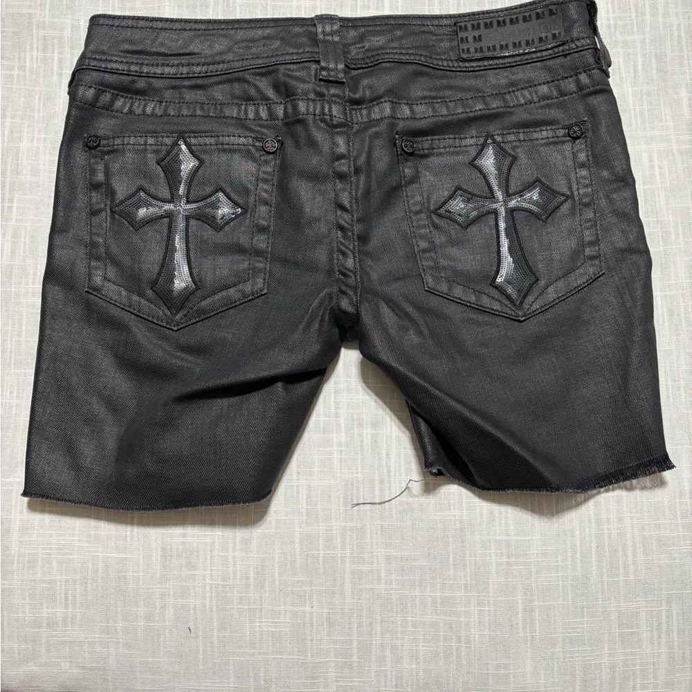 Affliction Women's Black Jean Shorts